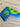 *NICE* Scotty Cameron Circle T Tour Rat Blue/Lime Green Blade Putter Headcover